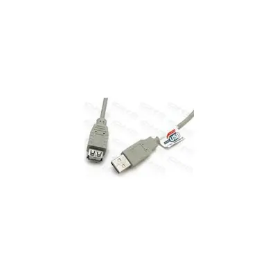 USB 2.0 hosszabbító kábel  1,8m Wiretek WUCBE
