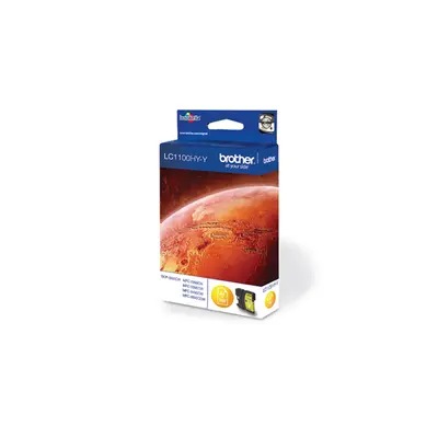 Brother Tintapatron LC1100HY-Y, Nagy töltetű - 750 oldal, Sárga – 2. kép