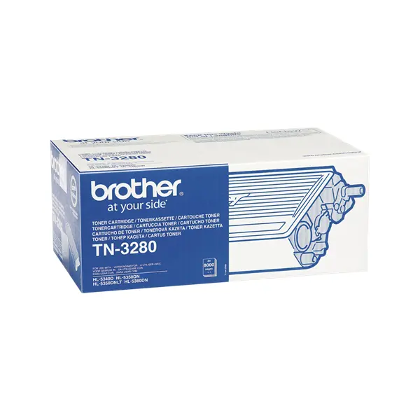 Brother Toner TN-3280, Nagy töltetű - 8000 oldal, Fekete – 2. kép