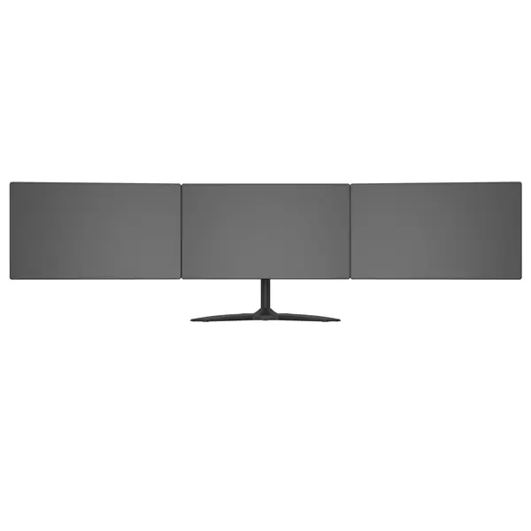 MULTIBRACKETS Asztali állvány (3 képernyős rögzítőkar), M VESA Desktopmount Triple Stand 15-24" (max.VESA: 100x100 mm) – 7. kép