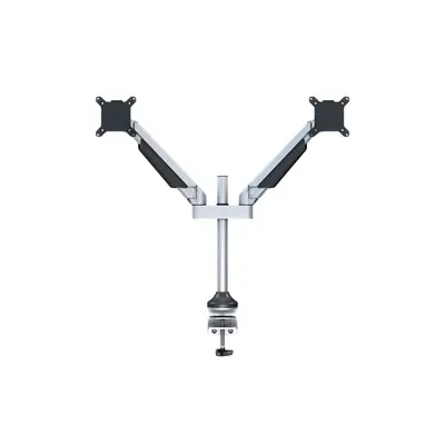 MULTIBRACKETS 2 karos asztali konzol, M VESA Gas Lift Arm Dual Silver (15-32", max.VESA: 100x100 mm, 10 kg) – 2. kép
