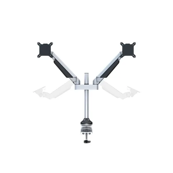 MULTIBRACKETS 2 karos asztali konzol, M VESA Gas Lift Arm Dual Silver (15-32", max.VESA: 100x100 mm, 10 kg) – 8. kép