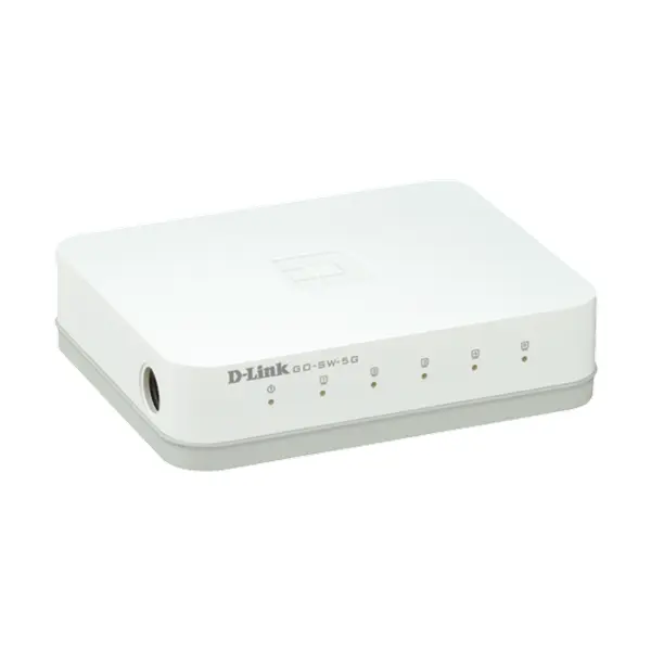 D-LINK Switch 5x1000Mbps Műanyagházas Asztali, GO-SW-5G/E – 2. kép