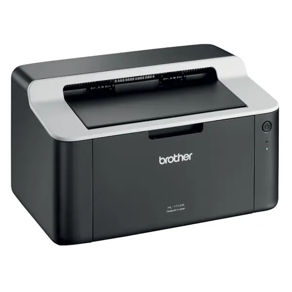 BROTHER Lézernyomtató HL-1112E, A4, mono, 20 lap/perc, USB, manuál duplex, 2400x600dpi, 1MB, fekete – 2. kép