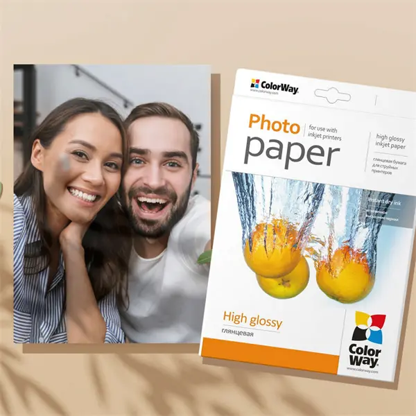 COLORWAY Fotópapír, magasfényű (high glossy), 230 g/m2, A4, 20 lap – 5. kép