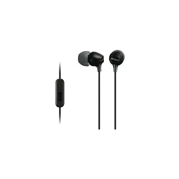 SONY MDREX15APB.CE7, 18-22000 Hz, 16 ohm, 3.5 mm Jack, 1,2 m Vezetékes, szilikonos Fülhallgató mikrofonnal, Fekete