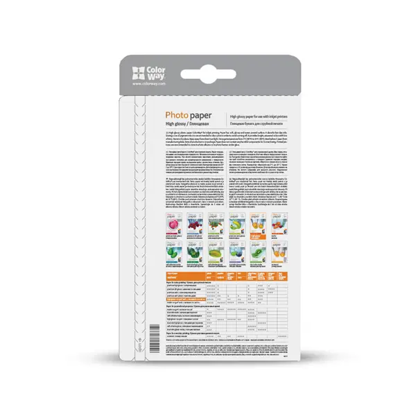 COLORWAY Fotópapír, magasfényű (high glossy), 230 g/m2, 10x15, 100 lap – 3. kép