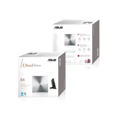 ASUS ODD DVD ÍRÓ külső SDRW-08U5S-U ezüst USB – 2. kép