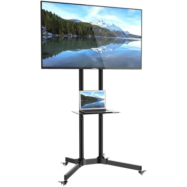 TECHLY ICA-TR6 gurulós padlóállvány 30-65" LED/LCD kijelzőhöz – 4. kép