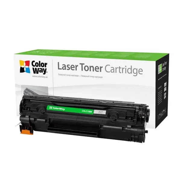 COLORWAY Toner CW-C728M, 2100 oldal, Fekete - Canon:728/726
