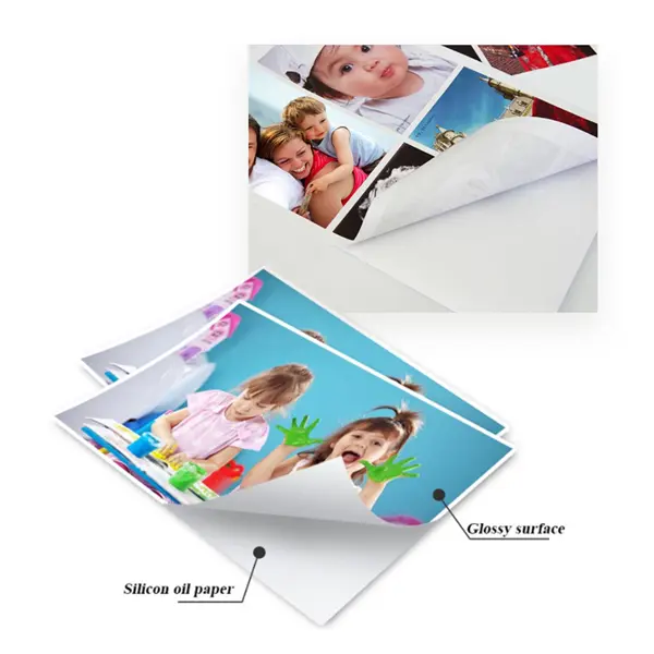 COLORWAY Fotópapír, fényes öntapadó (glossy self-adhesive), 115 - 80g/m2, A4, 50 lap – 4. kép