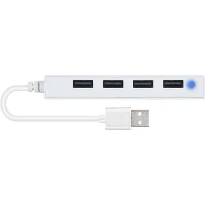 SPEEDLINK SL-140000-WE SNAPPY SLIM USB Hub, 4-Port, USB 2.0, Passzív, fehér – 2. kép