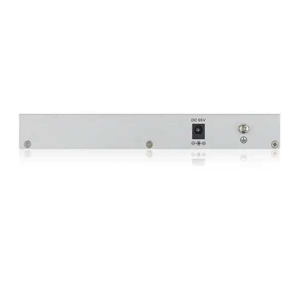 ZYXEL Switch 5x1000Mbps (4xPOE+), Fémházas Asztali, GS1200-5HPV2-EU0101F – 3. kép