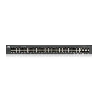 ZYXEL Switch 44x1000Mbps + 4xGigabit kombó SFP+ 2xGigabit SFP, Fémházas Menedzselhető (48GbE port), GS1920-48V2-EU0101F – 2. kép