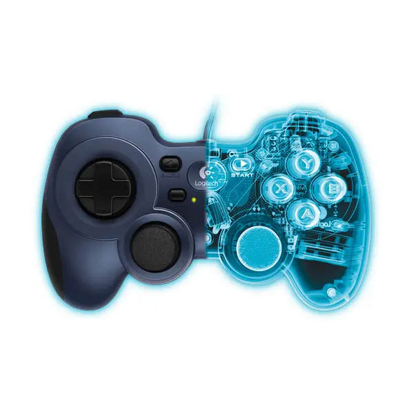 LOGITECH Játékvezérlő - F310 Vezetékes Gamepad PC-re, Kék – 4. kép