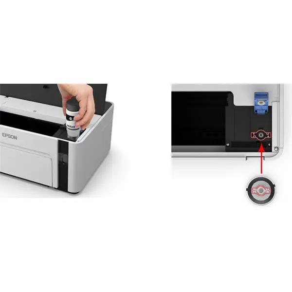 EPSON Tintasugaras nyomtató - EcoTank M1100 (A4, 1440x720 DPI, 32 lap/perc, USB) – 3. kép