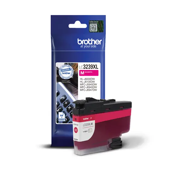 BROTHER Tintapatron LC3239XLM, Szuper nagy töltetű - 5000 oldal, Magenta – 3. kép