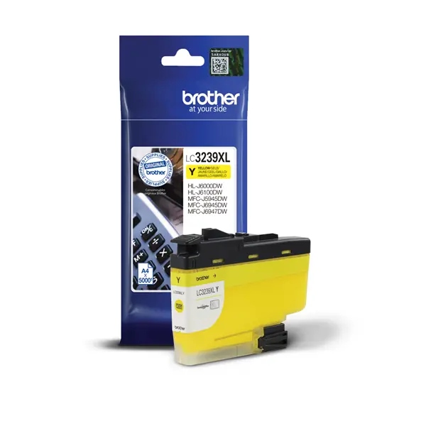 BROTHER Tintapatron LC3239XLY, Szuper nagy töltetű - 5000 oldal, Yellow – 3. kép