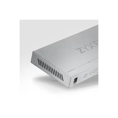 ZYXEL Switch 8x1000Mbps (8xPOE+) Fémházas Asztali, GS1008HP-EU0101F – 2. kép