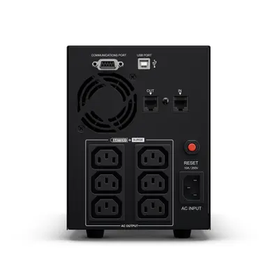 CYBERPOWER UPS VALUE2200EILCD (6xIEC 320) 2200VA 1320W 230V szünetmentes tápegység + USB LINE-INTERAKTÍV – 2. kép