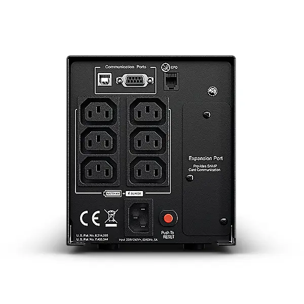 CYBERPOWER UPS PR750ELCD (6xIEC320) 750VA 675W 230V szünetmentes tápegység + USB LINE-INTERAKTÍV – 3. kép