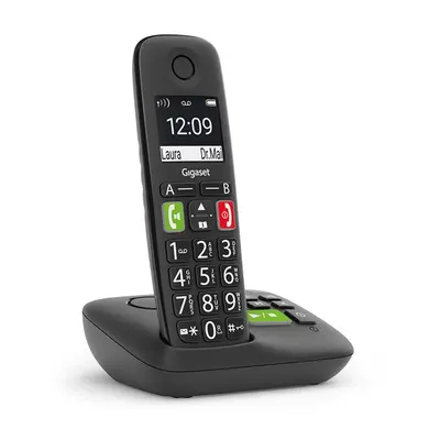 GIGASET ECO DECT Telefon E290A fekete, üzenetrögzítő – 2. kép