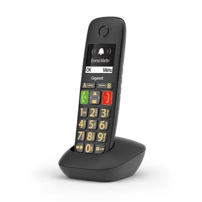 GIGASET ECO DECT Telefon E290HX fekete, bázisállomás nélkül – 2. kép