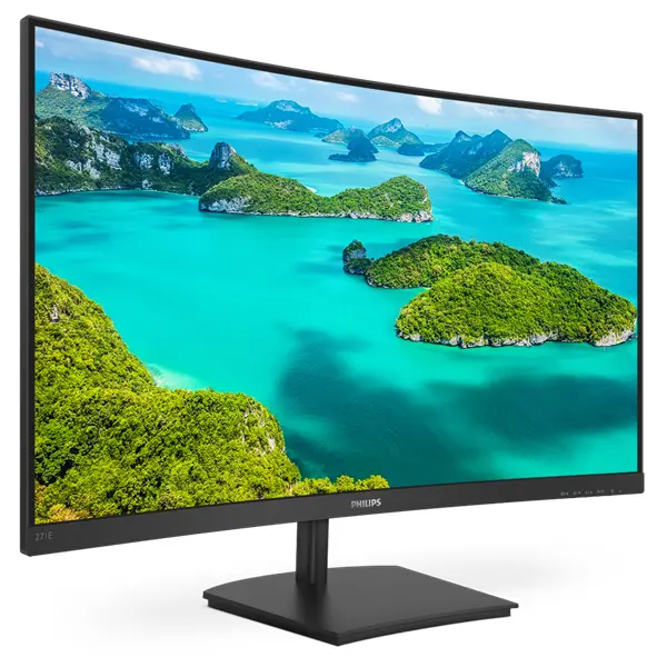 PHILIPS Ívelt VA monitor 27" 271E1SCA, 1920x1080, 16:9, 250cd/m2, 4ms, VGA/HDMI, hangszóró – 3. kép