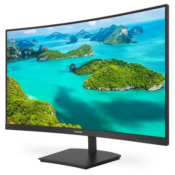 PHILIPS Ívelt VA monitor 27" 271E1SCA, 1920x1080, 16:9, 250cd/m2, 4ms, VGA/HDMI, hangszóró – 4. kép