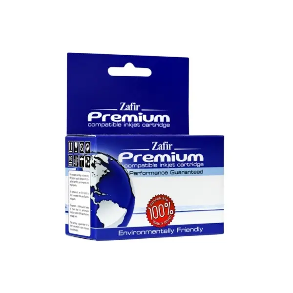 ZAFIR PREMIUM Tintapatron - 10ml CLI-526 C + CHIP (CLI526C), 100% új utángyártott