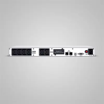 CYBERPOWER UPS OR1000ERM1U (6xIEC C13) 1000VA 600W 230V RACK szünetmentes tápegység + USB, LINE-INTERACTIVE – 2. kép