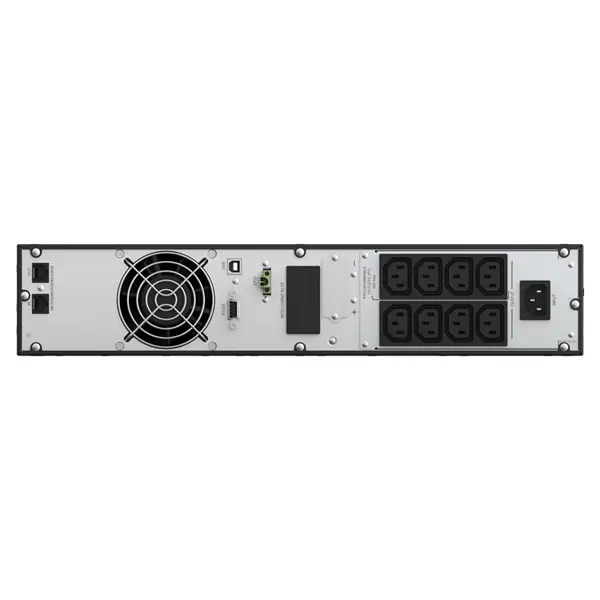 NJOY Szünetmentes Balder 1000, 1000VA, 1000W, Online rack (2U), LCD display – 2. kép