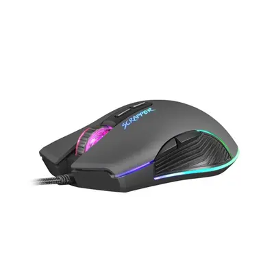 Natec Fury Scrapper gamer RGB USB optikai egér NFU-1699