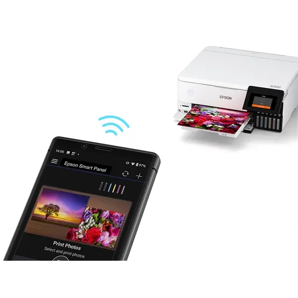 EPSON Tintasugaras nyomtató - EcoTank L8160 (A4, MFP, színes,5760x1440 DPI, 16 lap/perc,duplex,USB/LAN/Wifi/Wifi Direct) – 4. kép