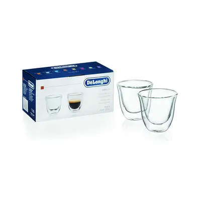 DELONGHI DLSC310 eszpresszó pohárszett, 2 db, duplafalu, hőálló, 300°C – 2. kép