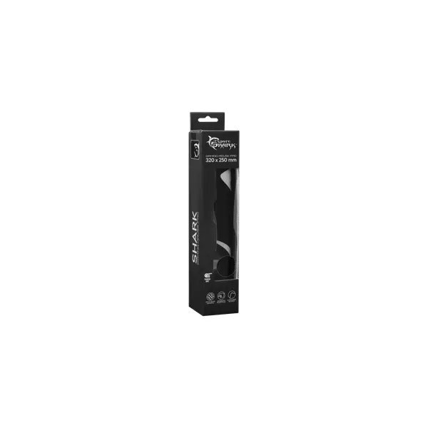 WHITE SHARK SHARK "M" gamer egérpad (320x250x3 mm) – 2. kép