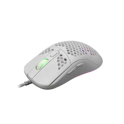WHITE SHARK GM-5007W GALAHAD gamer egér, fehér, 6400 dpi – 2. kép