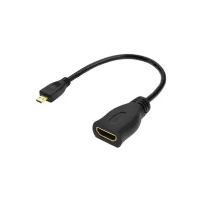 BLACKBIRD Kábel HDMI Micro-D male to HDMI-A female, 23cm