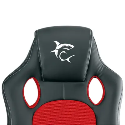 WHITE SHARK KINGS THRONE gamer szék fekete/piros – 2. kép