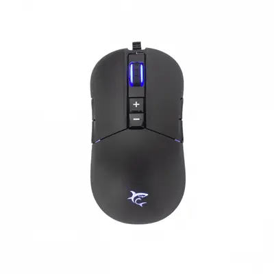 WHITE SHARK ARTHUR (GM-9005) gamer egér, 9D, fekete, 10000 dpi, RGB