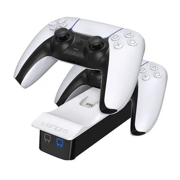 VENOM PS5 Kiegészítő Dupla Töltő állomás Fehér, VS5001 – 2. kép