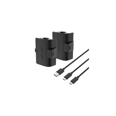 VENOM XBOX Series S/X & One Kiegészítő 2db akkumulátor (1100mAh) + 3m Töltő kábel Fekete, VS2883 – 2. kép