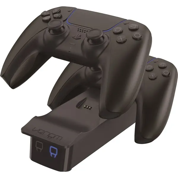 VENOM PS5 Kiegészítő Dupla Töltő állomás Fekete, VS5007 – 2. kép