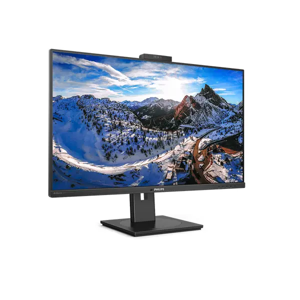 PHILIPS IPS monitor 31.5" 326P1H, 2560x1440, 16:9, 350cd/m2, 4ms, 2xHDMI/DP/USB-C/4xUSB/LAN, Pivot, hangszóró&webkamera – 4. kép