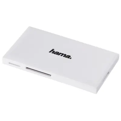 HAMA 181017, USB 3.0 SUPERSPEED "SLIM" MULTI KÁRTYAOLVASÓ, FEHÉR – 2. kép