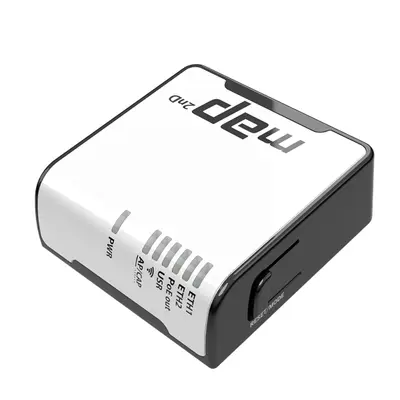 MIKROTIK Wireless Router mAP 2x100Mbps, Wi-Fi 4, Asztali, RBMAP2ND – 2. kép