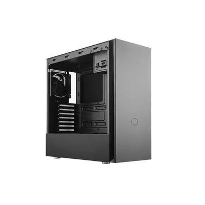 COOLER MASTER Ház Midi ATX MB Silencio S600 Tápegység nélkül, Edzett üveg, szürke – 2. kép