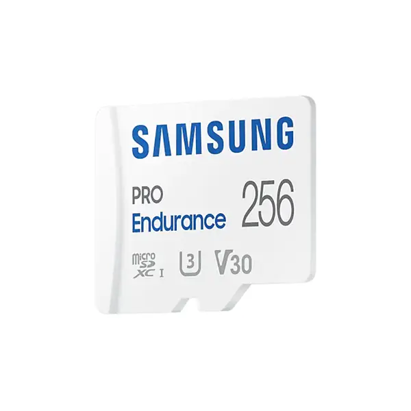 SAMSUNG Memóriakártya, PRO Endurance microSD kártya 256GB, CLASS 10, UHS-I (SDR104), + SD Adapter, R100/W40 – 2. kép