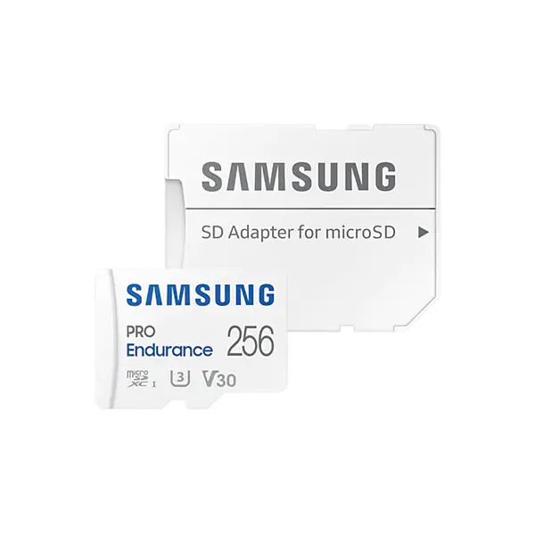 SAMSUNG Memóriakártya, PRO Endurance microSD kártya 256GB, CLASS 10, UHS-I (SDR104), + SD Adapter, R100/W40 – 4. kép