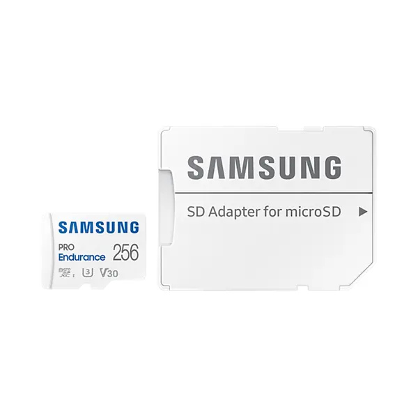 SAMSUNG Memóriakártya, PRO Endurance microSD kártya 256GB, CLASS 10, UHS-I (SDR104), + SD Adapter, R100/W40 – 6. kép